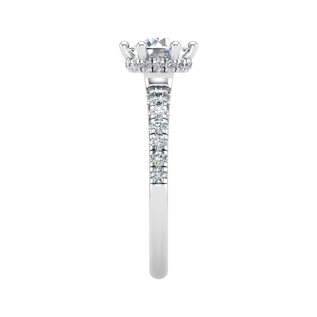 Lainey Halo Engagement Ring